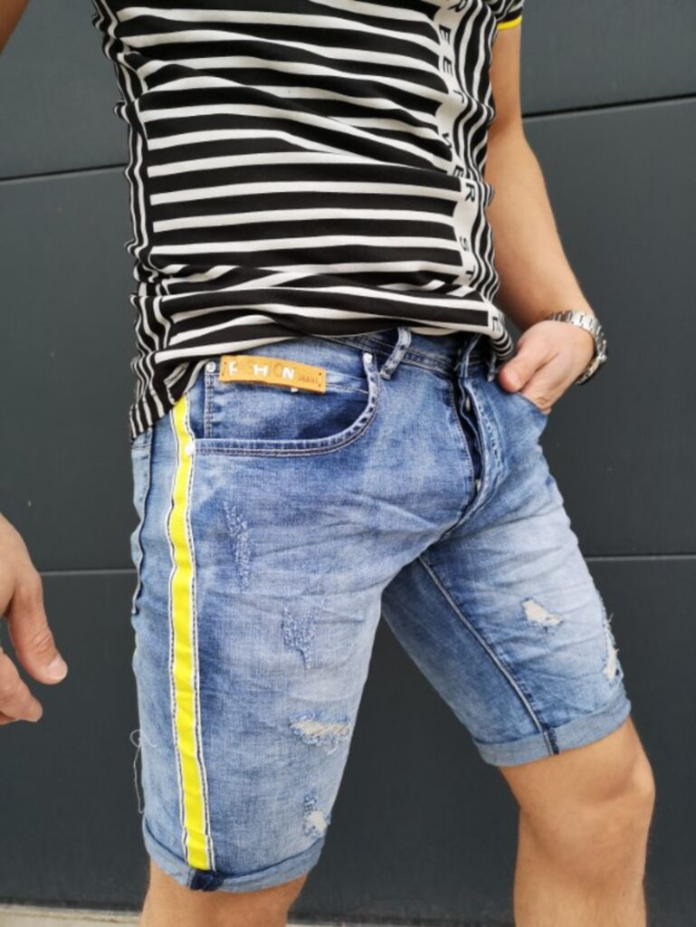 Pánske džínsové bermudy+