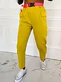 Žlté nohavice s opaskom*