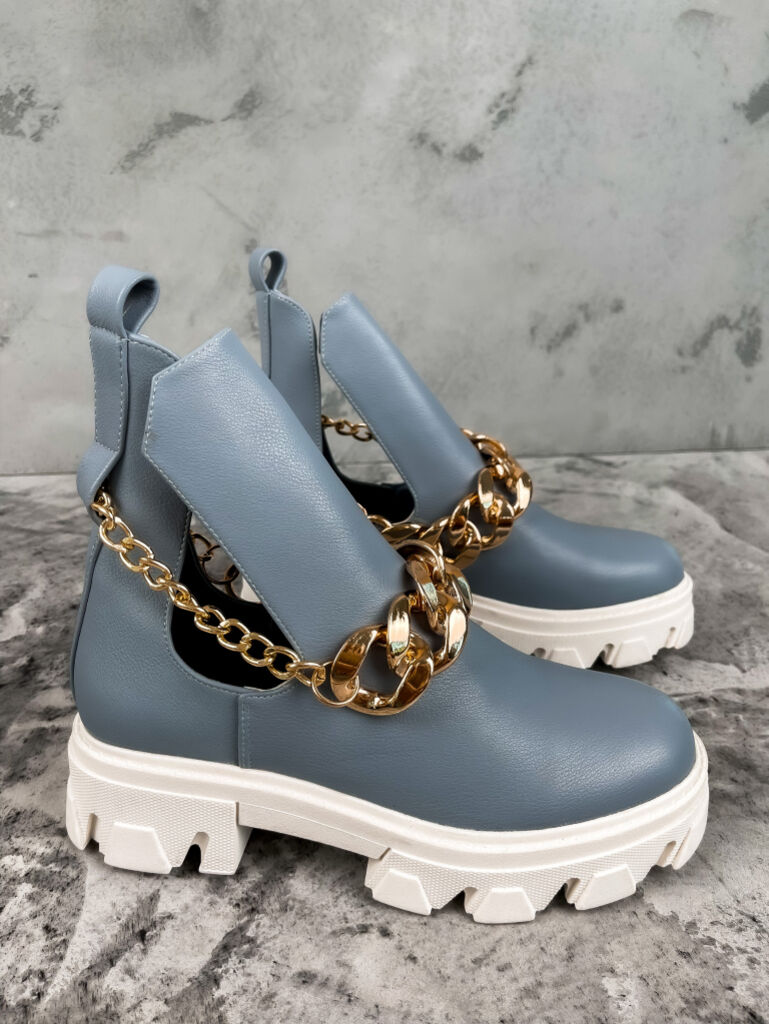 Členkové čižmy s retiazkou GRACEY+