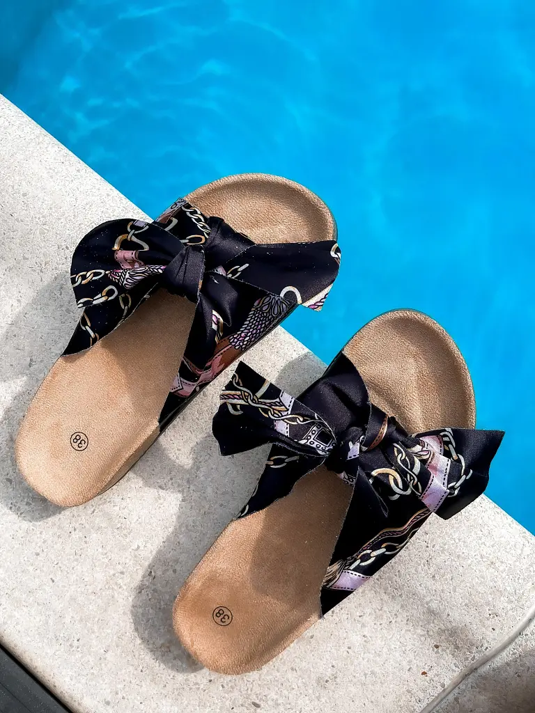 Dámske šľapky s mašľou TARRA* - next