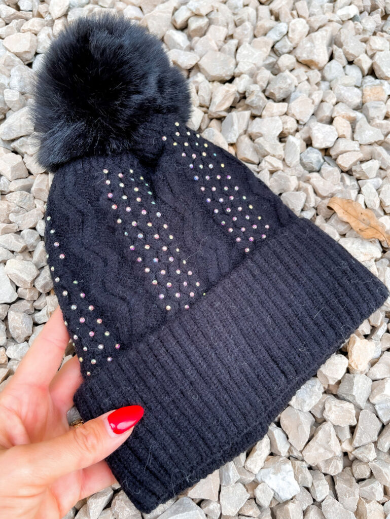 Teplá čiapka s veľkým brmbolcom NINI+ - next