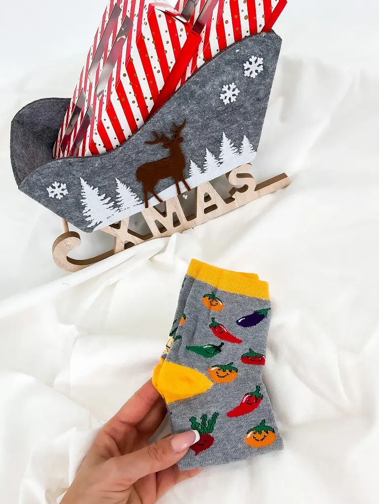 Dámske vzorované ponožky+ - next