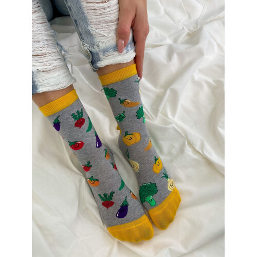 Levně Dámske vzorované ponožky+