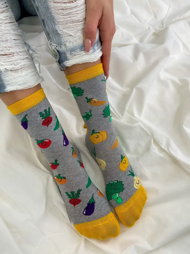 Dámske vzorované ponožky+