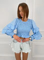 Blúzka s volánmi na rukávoch AYLEEN+