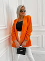 Oranžové dámske sako ANISHA
