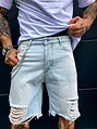 Roztrhané pánske džínsové bermudy +