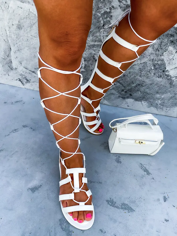 Biele gladiátorky ORETA+