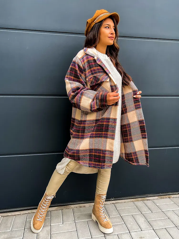 Kockovaná vrchná košeľa NIMARA - next