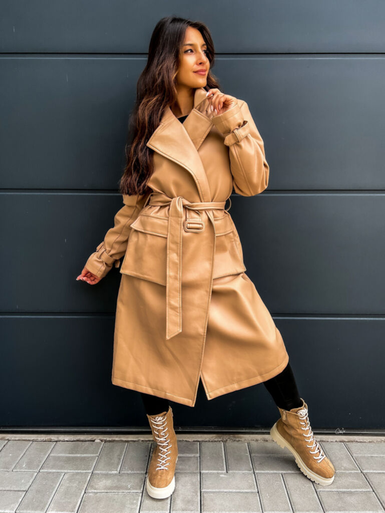 Koženkový kabát FORNILA+