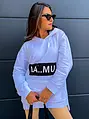Dámska biela mikina LAMU+