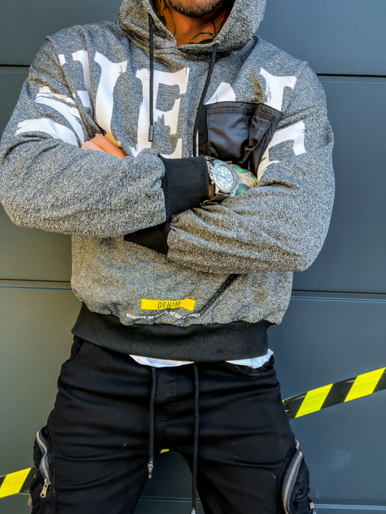 Teplá pánska mikina+ - next