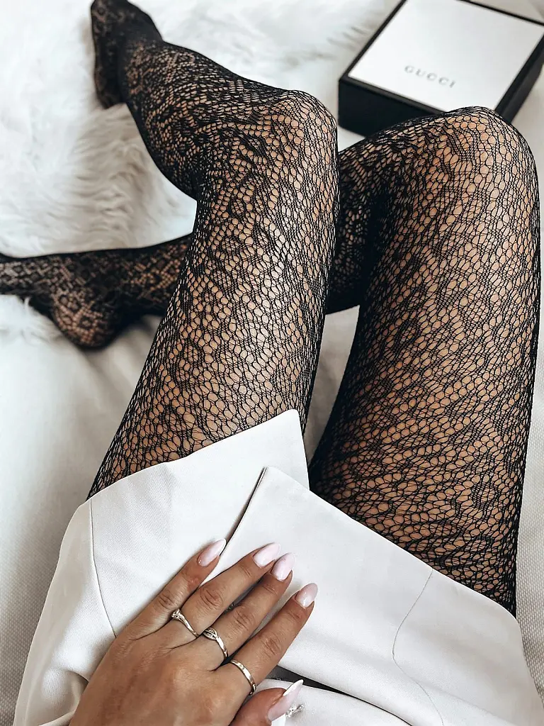 Čierne pančuchové nohavice+