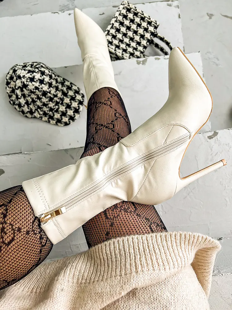 Elegantné členkové čižmy DELFINA-