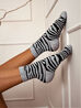 Vzorované ponožky ZEBRA+