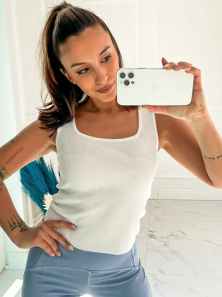 Vrúbkovaný top DARIAN