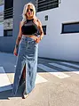 Dlhá denim sukňa CHESA