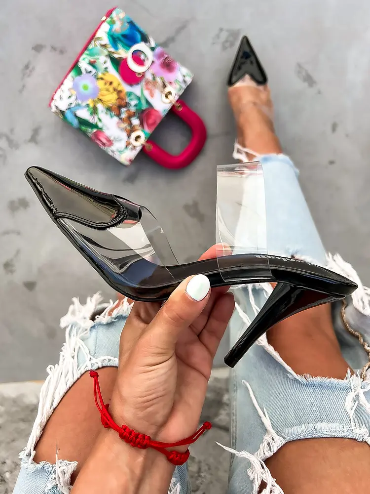 Transparentné sandále ALEXYS- - next