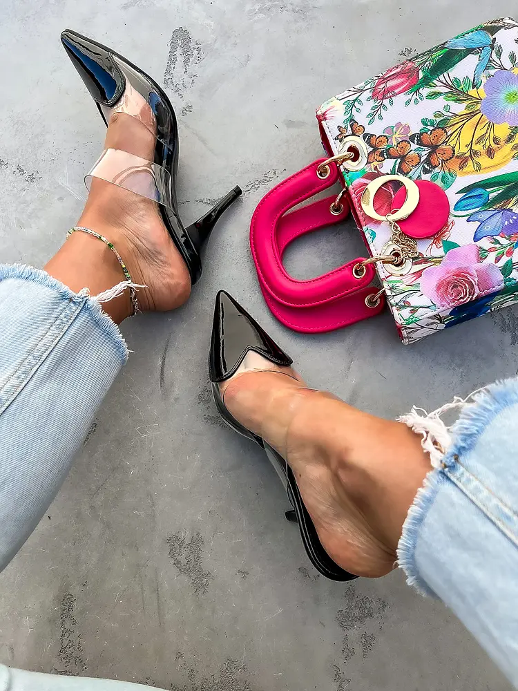 Transparentné sandále ALEXYS-