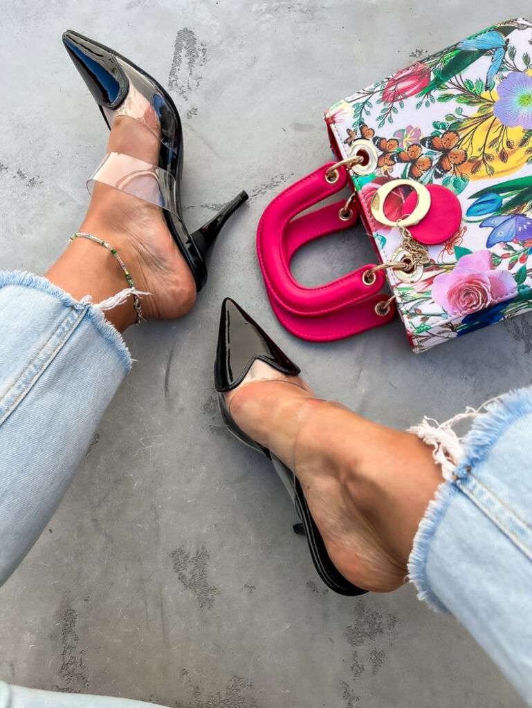 Transparentné sandále ALEXYS+