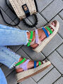 Pestré sandále espadrilky ADARA+