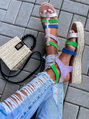 Pestré sandále espadrilky ADARA+