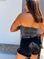 Denim top na zips SURIYA+