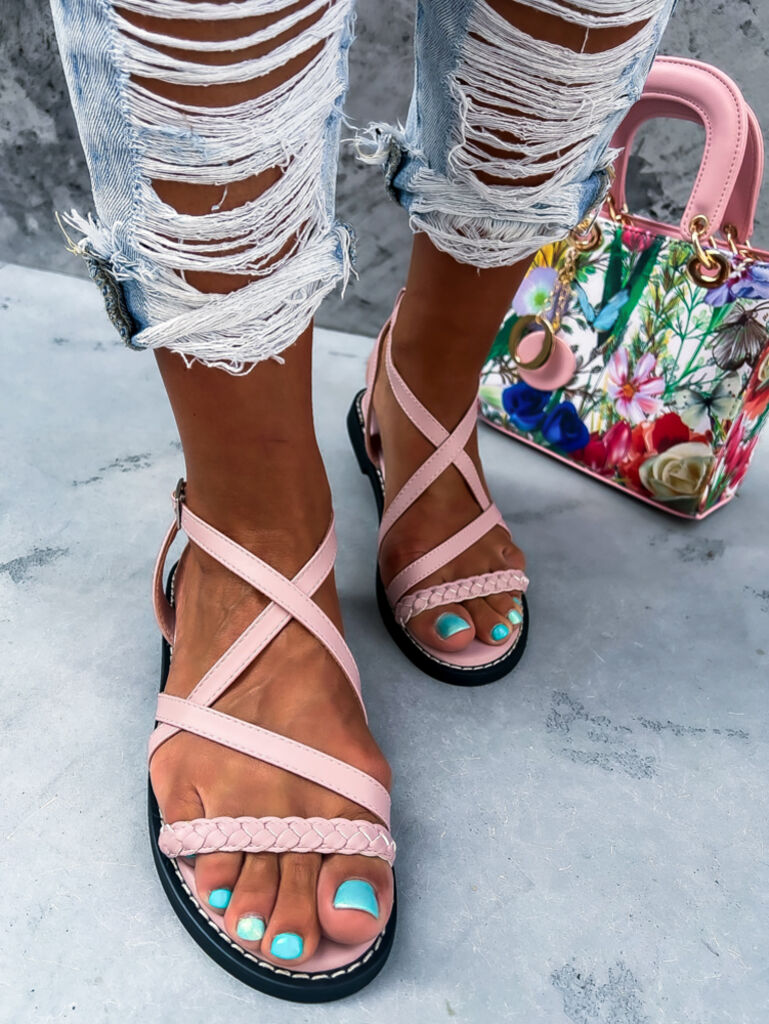 Baby pink sandále ABRILLA+