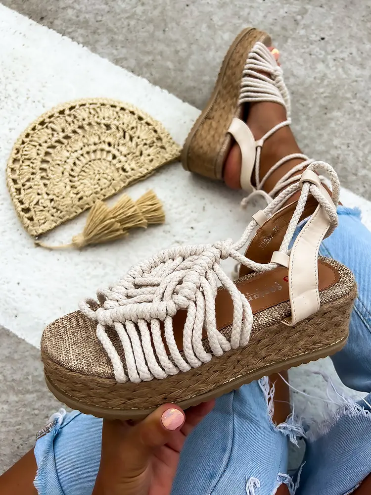 Ultraľahké platformové sandále MARGO-