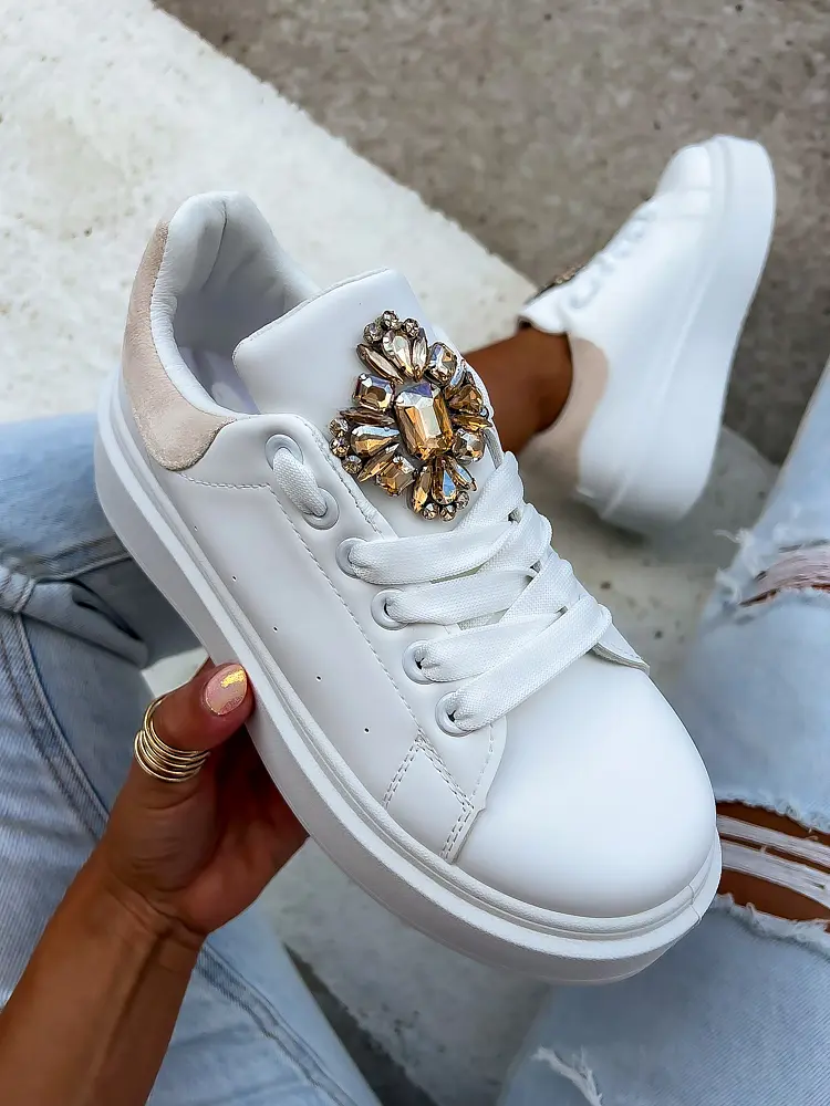 Tenisky zdobené kamienkami MARGY+