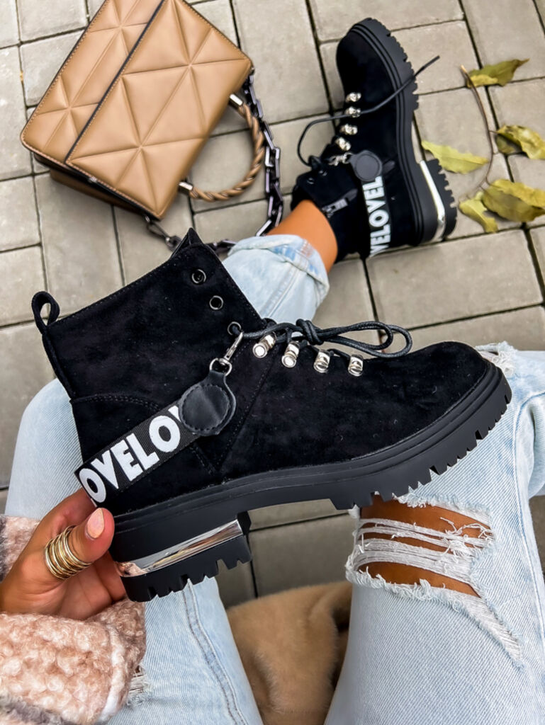 Členkové šnúrovacie čižmy MARYANN+