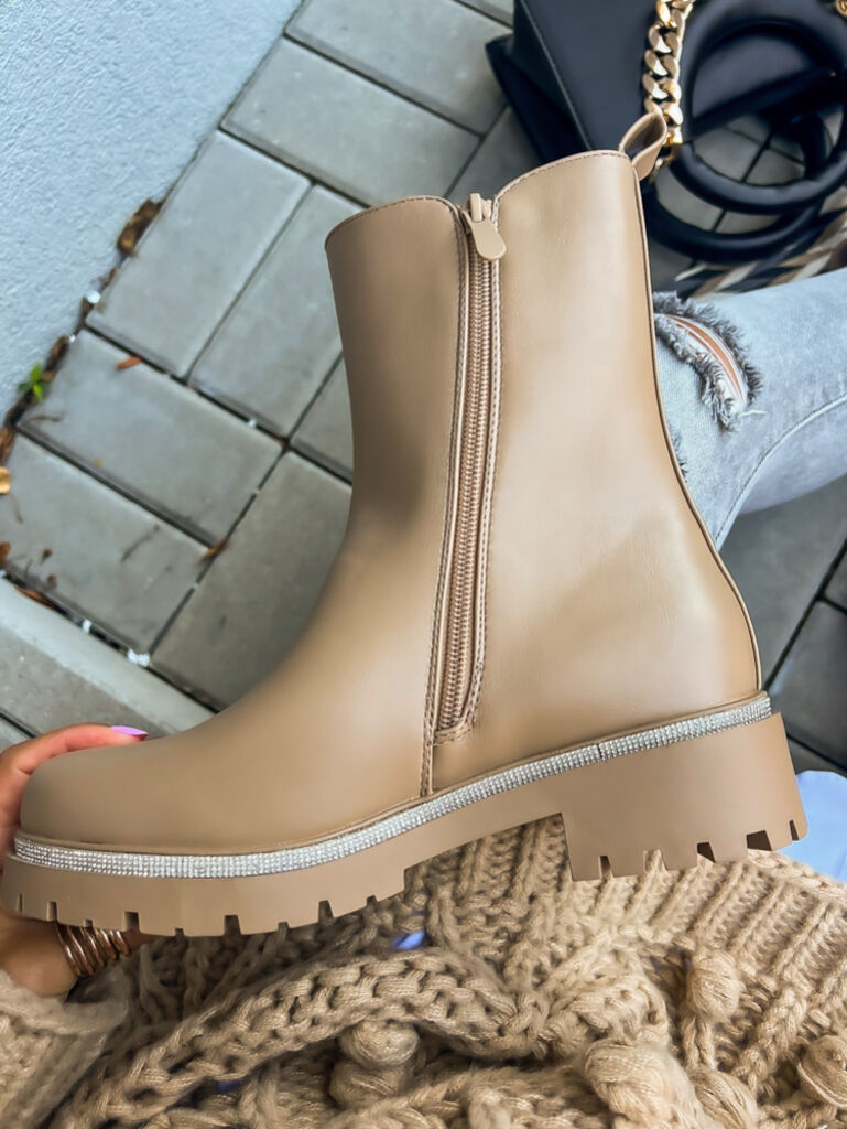 Členkové čižmy zdobené kamienkami PHOENIX+ - next