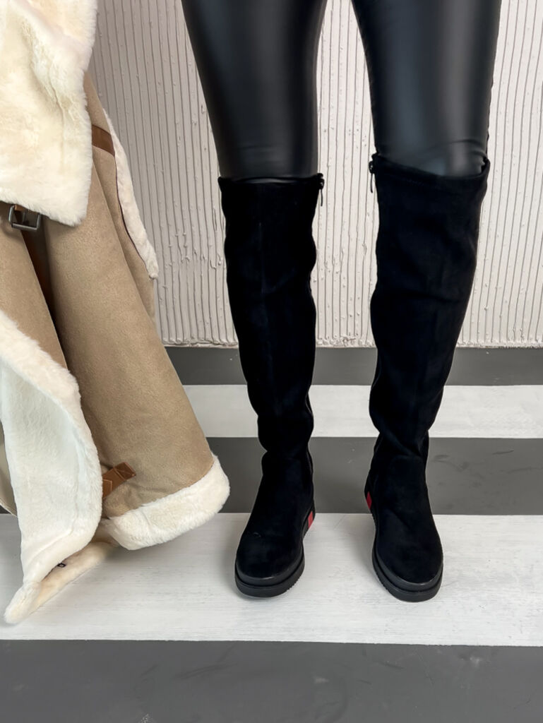 Semišové vysoké čižmy ROSHANY* - next