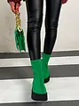 Zelené členkové čižmy MARCYA