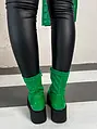Zelené členkové čižmy MARCYA