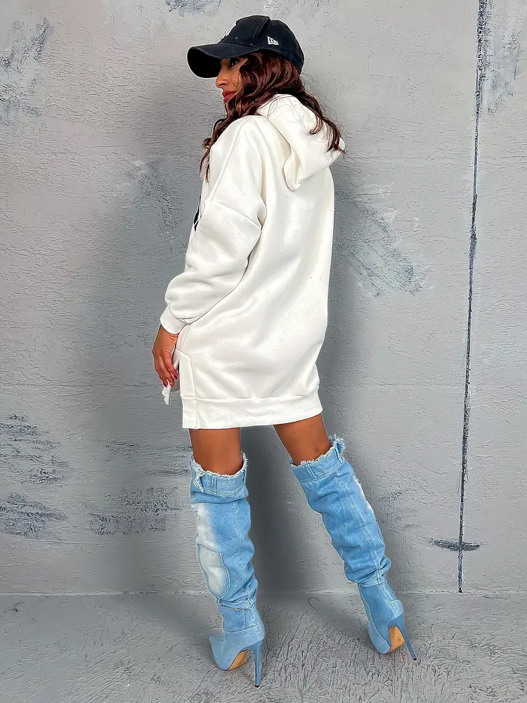 Predĺžená mikina s kapucňou HARVARD - next