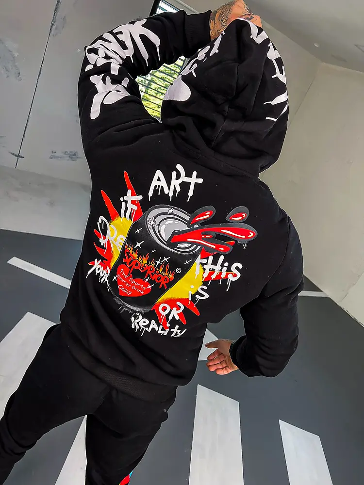 Pánska športová súprava s potlačou+