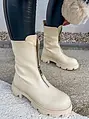 Krémové čižmy ZUZANA-
