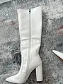 Biele dámske čižmy LIVIENNE+
