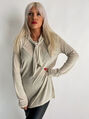 Elegantné tričko s dlhým rukávom CREAMY+