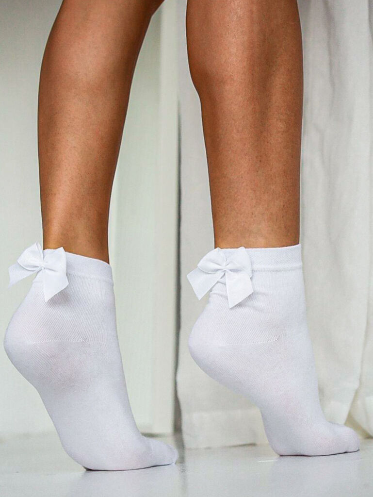 Dámske ponožky s mašličkou GIGI