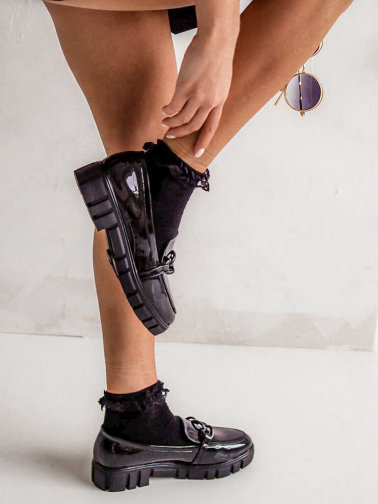 Dámske ponožky s čipkou MARA - next