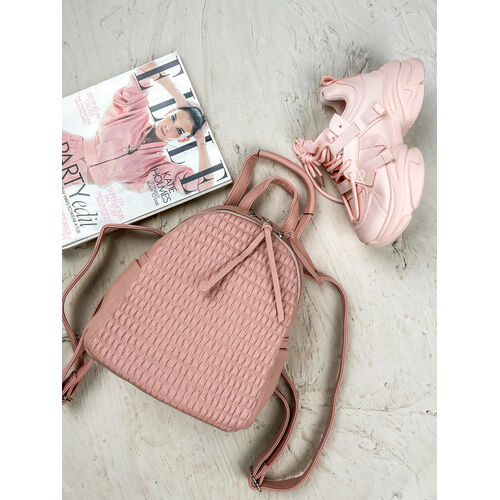 Levně Baby pink ruksak NOLANA