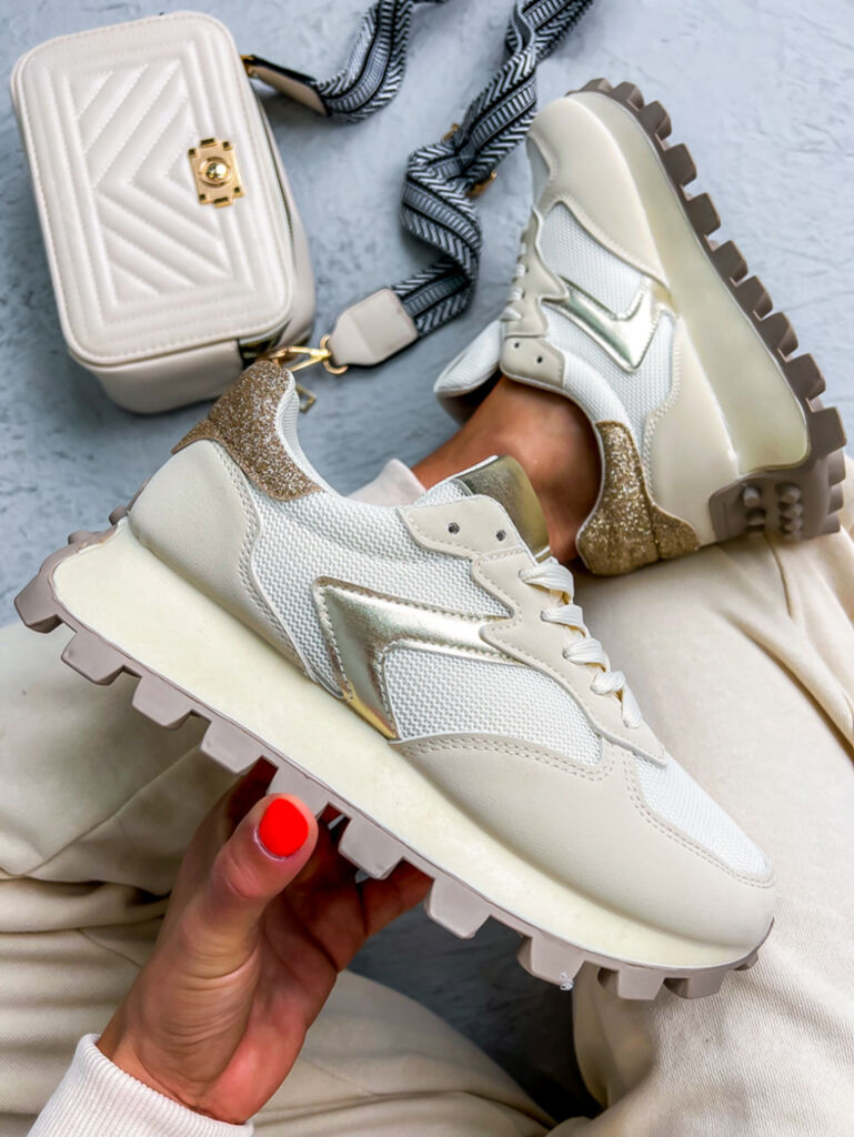 Béžové dámske tenisky BRIANA