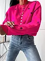 Elegantný fuksiový pulóver DOTTA