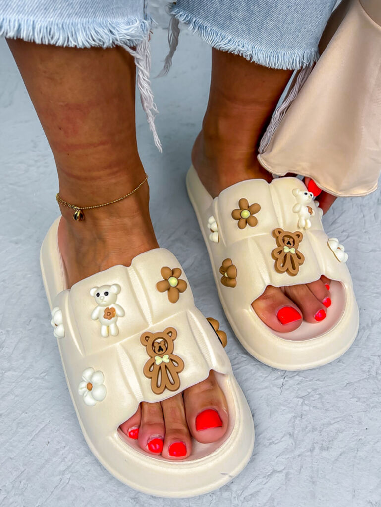 Gumené papuče zdobené medvedíkmi MAGGIE+ - next