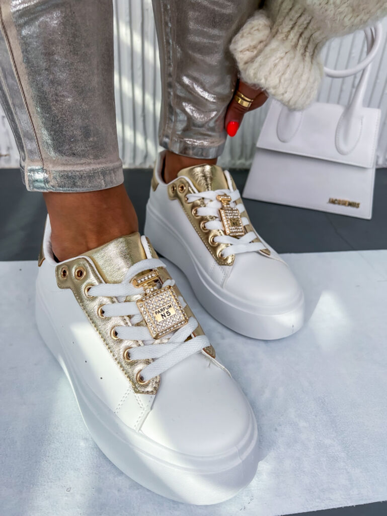 Dámske tenisky so zlatou ozdobou YASMINE+ - next