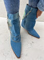 Elegantné denim čižmy BESS