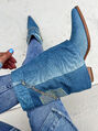 Elegantné denim čižmy BESS