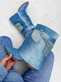 Elegantné denim čižmy BESS